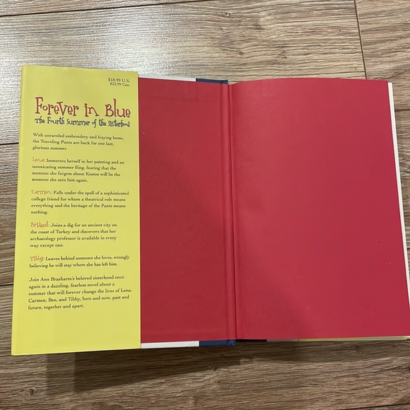 📚 5/$20 📚 Forever in Blue: The Fourth Summer of the Sisterhood - Picture 3 of 3